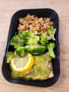 Lemon and Herb Crusted Salmon Lean - PaleoZone Prepared Meals